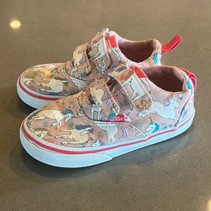Toddler unicorn vans !!